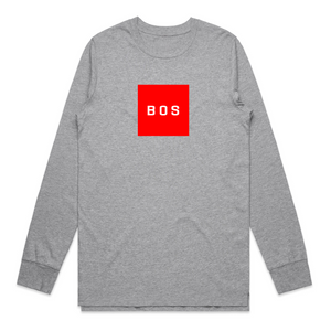 Box Logo L/S T-Shirt - Boston Snapback Company